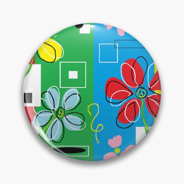 Item preview, Color Block Blossoms designed and sold by EloiseArt.