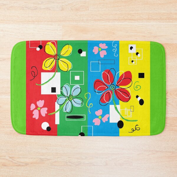 Item preview, Color Block Blossoms designed and sold by EloiseArt.