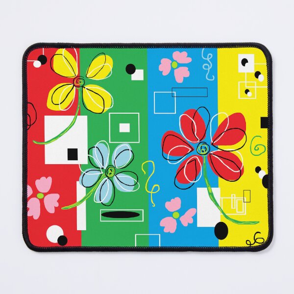 Item preview, Color Block Blossoms designed and sold by EloiseArt.