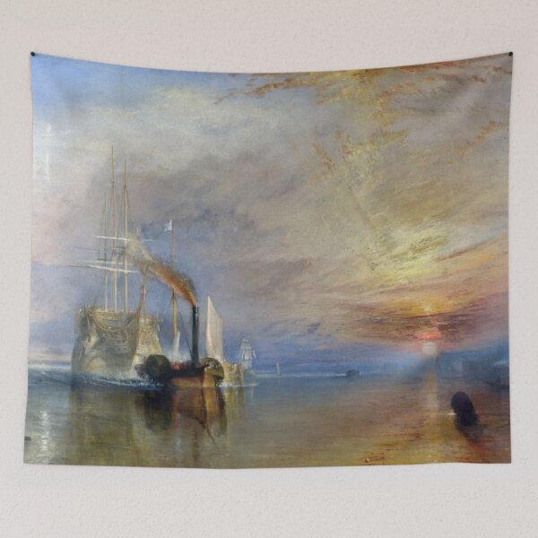 Item preview, The Fighting Temeraire tugged to her last Berth to be broken  designed and sold by ArtHistoryLover.
