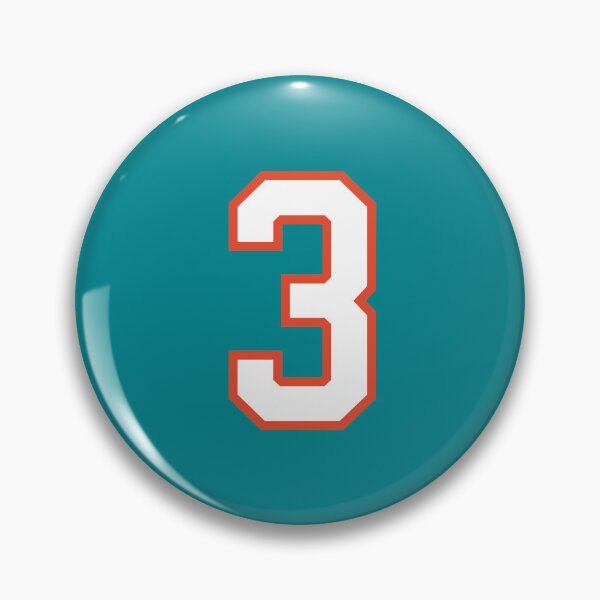 Item preview, Sports Number 3, white orange color lucky sport three designed and sold by ArtIsParty.