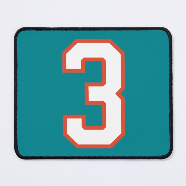 Item preview, Sports Number 3, white orange color lucky sport three designed and sold by ArtIsParty.