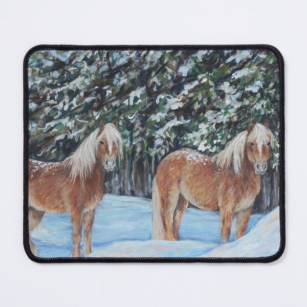 Item preview, Haflingers at Lac Minerve  designed and sold by Lisa Kimberly Glickman.