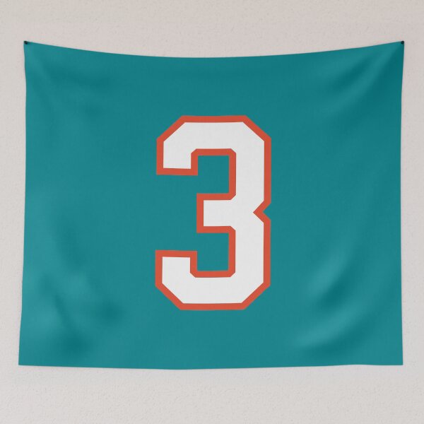 Item preview, Sports Number 3, white orange color lucky sport three designed and sold by ArtIsParty.