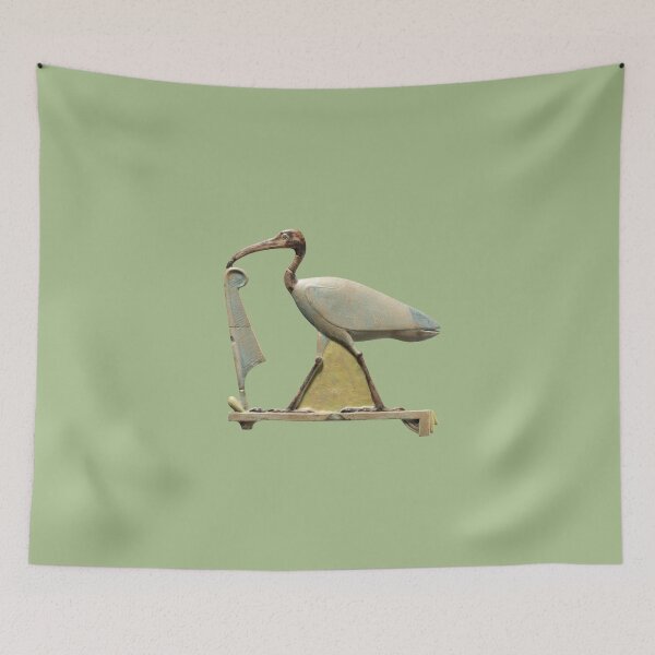Item preview, Thoth, God of the Moon, Learning & Writing, Egyptian, Ibis with Feather designed and sold by ScienceSource.