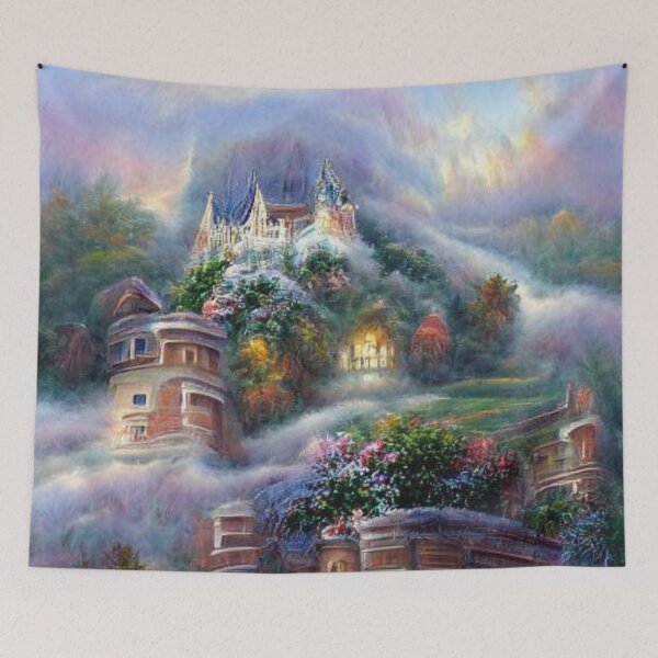 Item preview, Fairy Tale Castel On A HIll designed and sold by Cora Gregory.