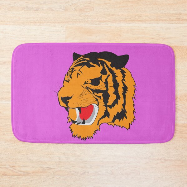 Item preview, Colourful open mouth tiger designed and sold by KoopTroop ⭐⭐⭐⭐⭐.