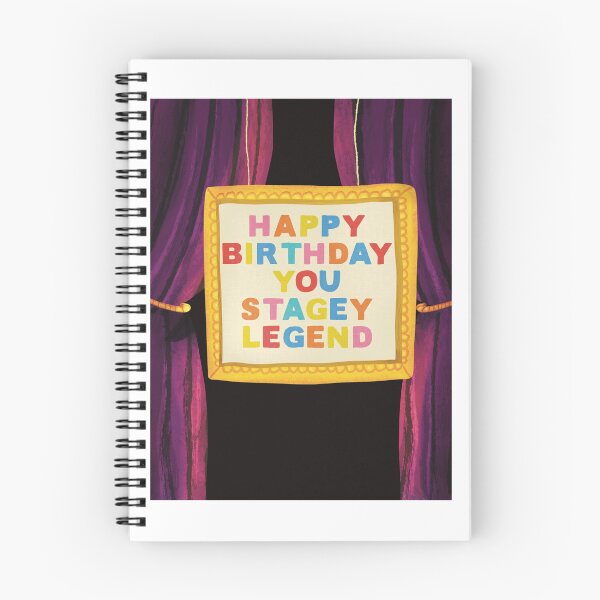 Item preview, Happy Birthday You Stagey Legend! designed and sold by flockadoodle.