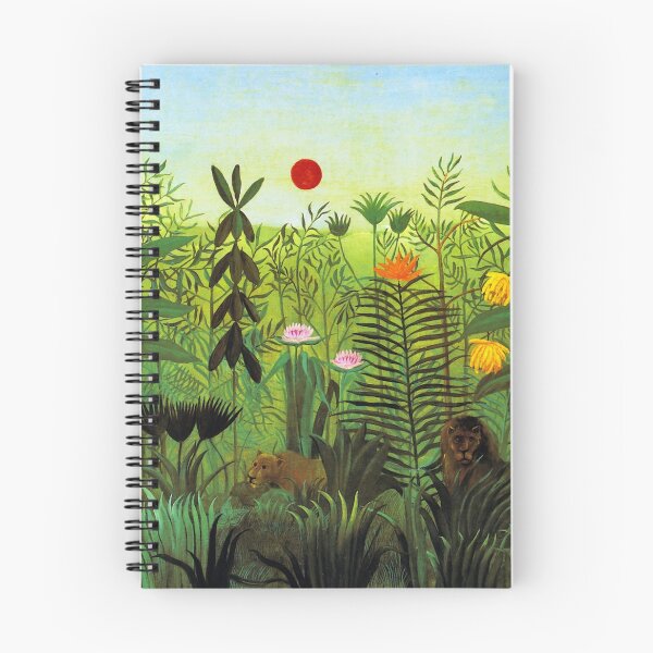 Item preview, Henri Rousseau "Exotic Landscape with Lion and Lioness in Africa", 1903-1910 designed and sold by Alexandra Dahl.