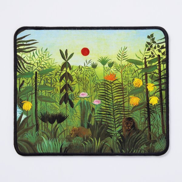 Item preview, Henri Rousseau "Exotic Landscape with Lion and Lioness in Africa", 1903-1910 designed and sold by Alexandra Dahl.