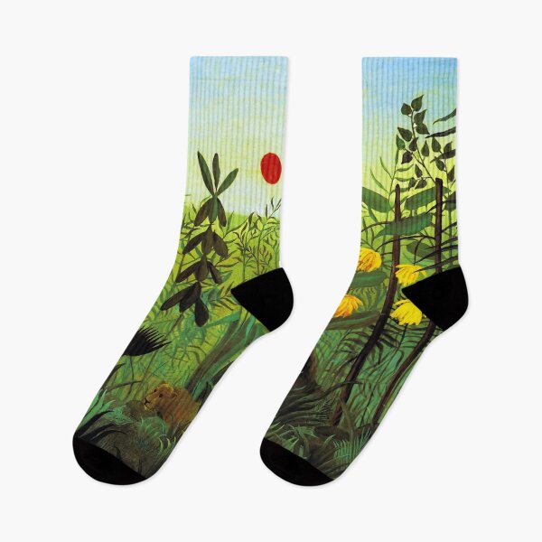 Item preview, Henri Rousseau "Exotic Landscape with Lion and Lioness in Africa", 1903-1910 designed and sold by Alexandra Dahl.