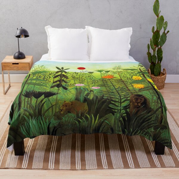 Item preview, Henri Rousseau "Exotic Landscape with Lion and Lioness in Africa", 1903-1910 designed and sold by Alexandra Dahl.