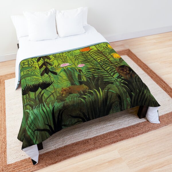 Item preview, Henri Rousseau "Exotic Landscape with Lion and Lioness in Africa", 1903-1910 designed and sold by Alexandra Dahl.
