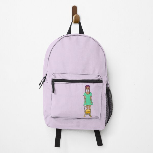 Item preview, Cute Girl With Rollator (purple) designed and sold by misslovelymess.