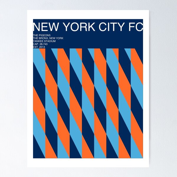 Artikel-Vorschau von New York City FC Geometrisches Minimal Art Design, designt und verkauft von ShopBensNook.