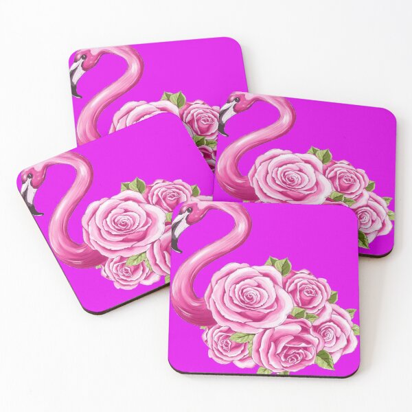 Item preview, Flamingo and roses design  designed and sold by sreckov-desig.
