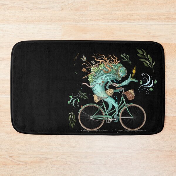 Item preview, Bicycling Tree Spirit - druid drawings designed and sold by CabbageNClouds.