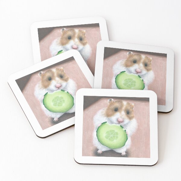 Item preview, Fluffy Hamster Painting designed and sold by ArtAFT.