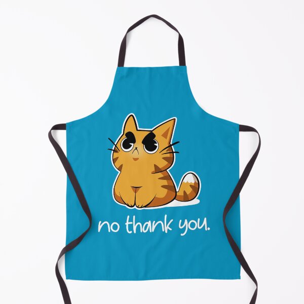 Item preview, No thank you - Angry Cute Cat designed and sold by Snouleaf.