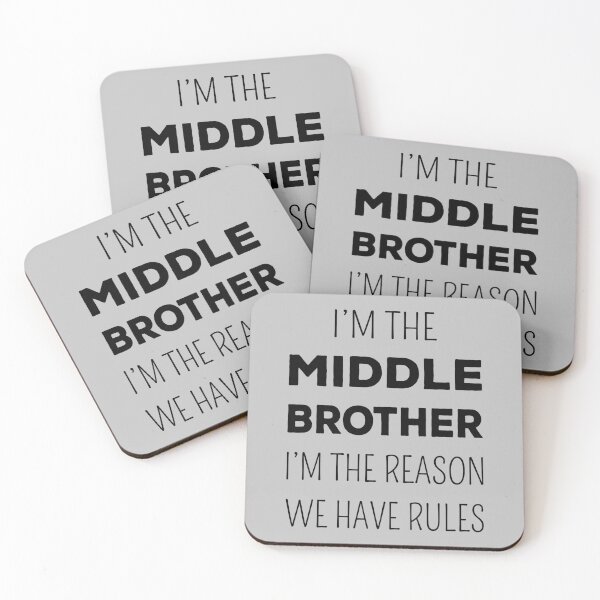 Item preview, Matching Brothers - Middle Brother The Reason We Have Rules II designed and sold by Lemon Pepper.