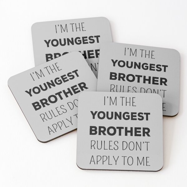 Item preview, Matching Brothers - Youngest Brother Rules Don't Apply II designed and sold by Lemon Pepper.