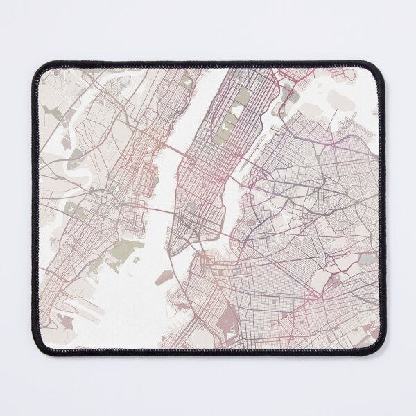 Item preview, New York Map, New York City, NYC USA City designed and sold by TheRedFinch.