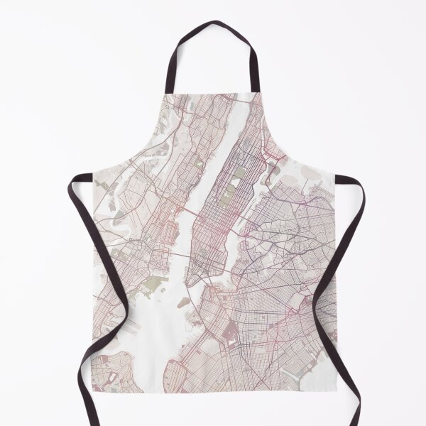 Item preview, New York Map, New York City, NYC USA City designed and sold by TheRedFinch.