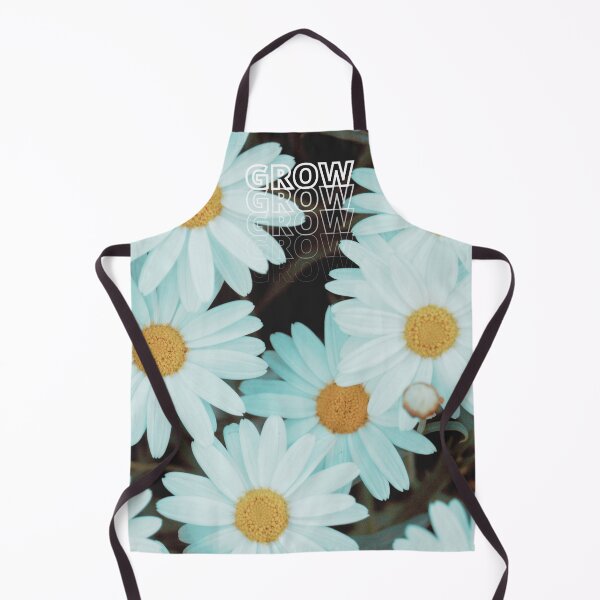 Item preview, GROW (above) - Blue Tinted White Flowers - Daisies designed and sold by AliceSLee.