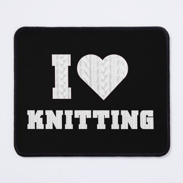 Item preview, I Love Knitting designed and sold by PufnicaDesign.