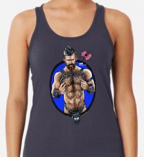 Bullethole Leather Daddy: Harness the Power Racerback Tank Top