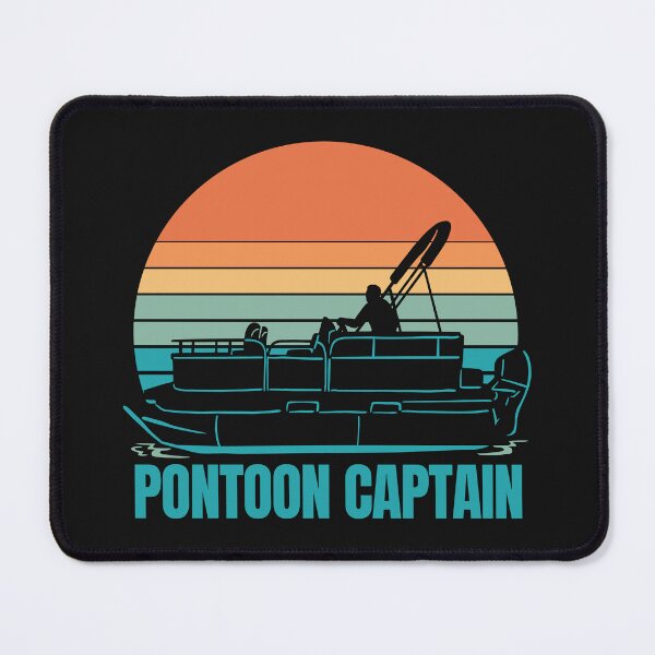 Item preview, Pontoon Captain Vintage Gift Pontoon Boat designed and sold by 1White-Rabbit.