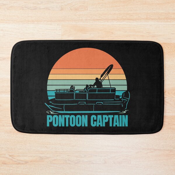 Item preview, Pontoon Captain Vintage Gift Pontoon Boat designed and sold by 1White-Rabbit.