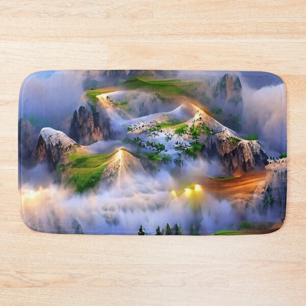Item preview, Misty Mountains Of Light designed and sold by Cora Gregory.