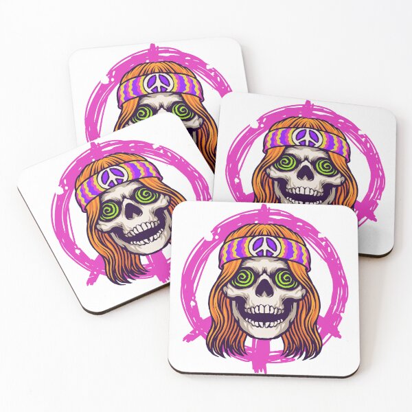 Item preview, Psychedelic Skull, Psychedelic Skulls, Colorful Psychedelic Designs, Bright Colors designed and sold by CreativeCranium.
