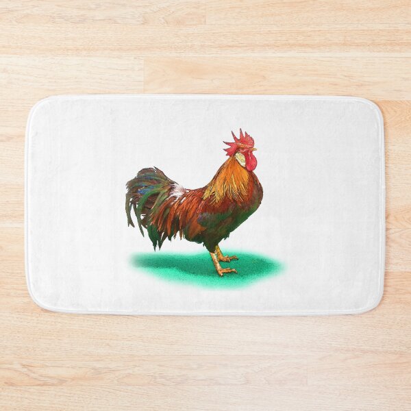 Item preview, Artistic Chicken Leghorn Brown on Transparent Background  designed and sold by RonelBroderick.