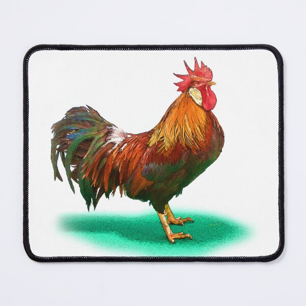 Item preview, Artistic Chicken Leghorn Brown on Transparent Background  designed and sold by RonelBroderick.