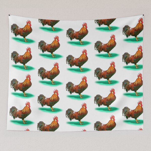 Item preview, Artistic Chicken Leghorn Brown on Transparent Background  designed and sold by RonelBroderick.