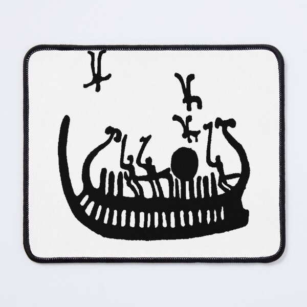 Item preview, Norse Petroglyph (Spirit Ship) designed and sold by Potty Pagan.