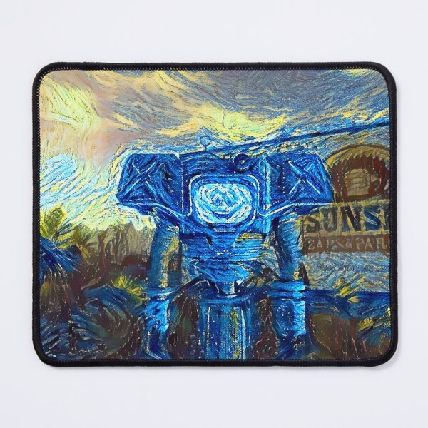 Item preview, Fallout New Vegas Yes Man Starry Night designed and sold by weirdo97.