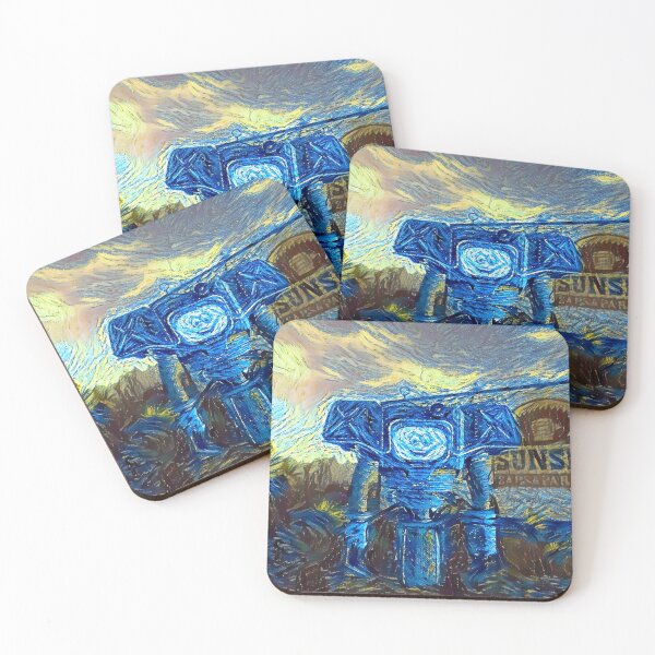 Item preview, Fallout New Vegas Yes Man Starry Night designed and sold by weirdo97.