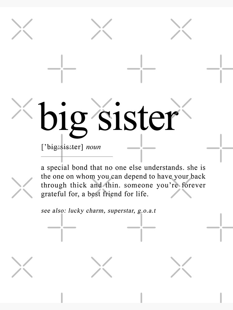 big-sister-definition-print-big-sister-gifts-gift-for-big-sister