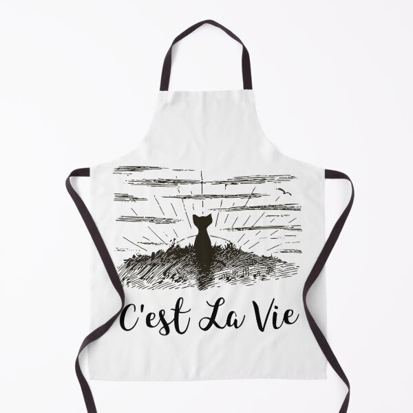Item preview, C'est La Vie, French Quote, Paris, Funny Cat designed and sold by RougeAtelier.