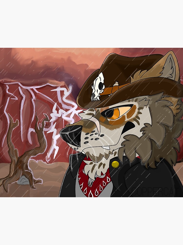 "Cowboy Coyote" Poster for Sale by NicoTheShepherd | Redbubble