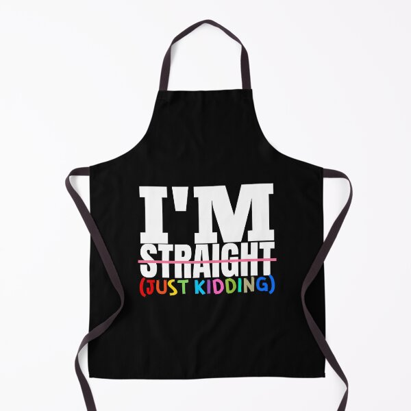 Item preview, I'M STRAIGHT-JUST KIDDING LGBTQ+ FUNNY DESIGN | LGBTQ+ QUOTES | LGBTQ PRIDE | LGBTQ+ FLAG | FUNNY QUOTES designed and sold by TrendyUniverse.