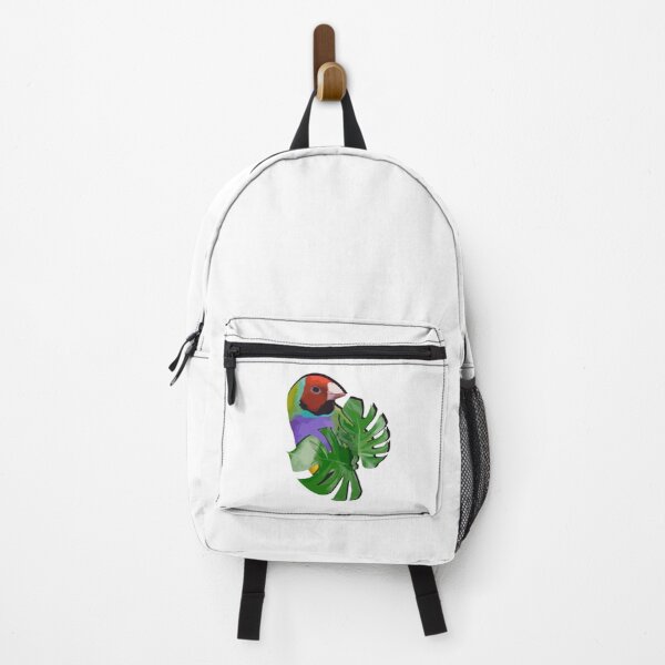 Item preview, Gouldian Finch Bird Monstera (Swiss Cheese) Plant Leaves designed and sold by AvianWorld.