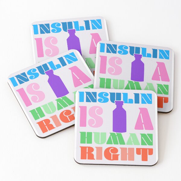 Item preview, Insulin is a Human Right Diabetes Free Insulin Support Illustration designed and sold by jlgrammes.
