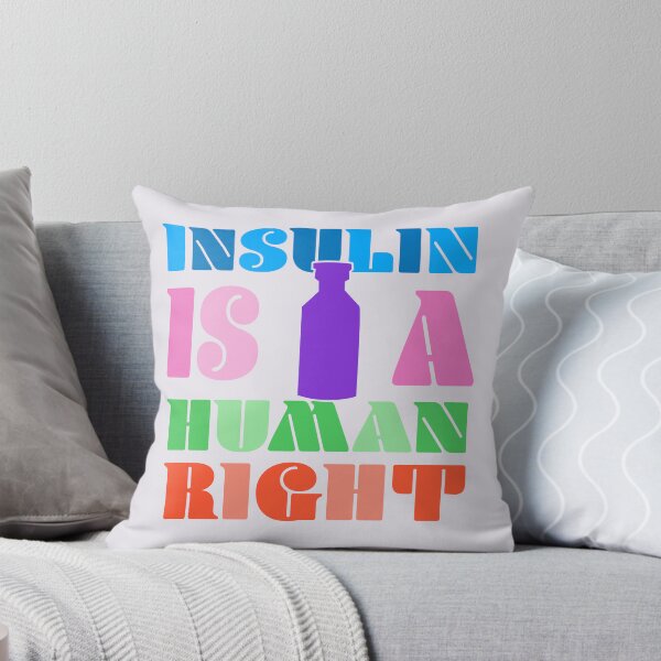 Item preview, Insulin is a Human Right Diabetes Free Insulin Support Illustration designed and sold by jlgrammes.