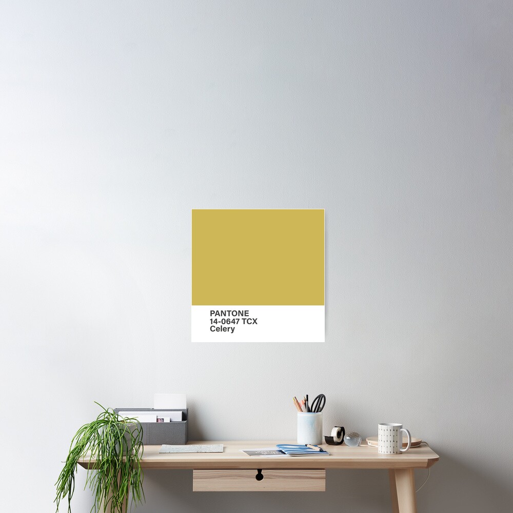 "pantone 140647 TCX Celery" Poster for Sale by Redbubble