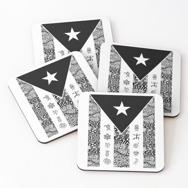 Item preview, Puerto Rico Taino Flag designed and sold by Sarahi50.
