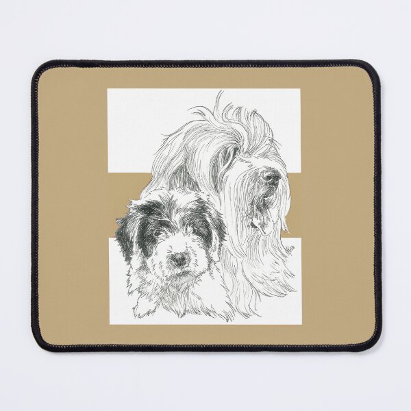 Item preview, Old English Sheepdog Father & Son designed and sold by BarbBarcikKeith.